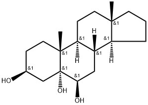 안드로스탄-3,5,6-트리올,(3,5,6)-(9CI) 구조식 이미지