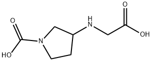 1-피롤리딘카르복실산,3-[(카르복시메틸)아미노]-(9CI) 구조식 이미지
