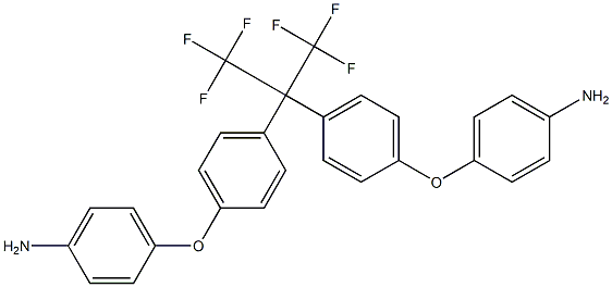 2,2-비스[4-(4-아미노페녹시페닐])헥사플루오로프로판 구조식 이미지