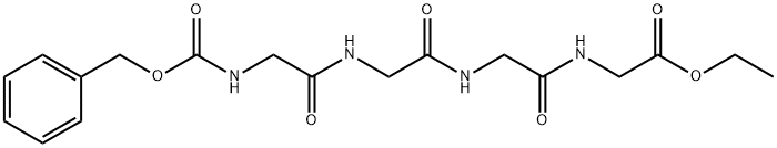 에틸2-[[2-[[2-[(2-페닐메톡시카르보닐아미노아세틸)아미노]아세틸]아미노]아세틸]아미노]아세테이트 구조식 이미지