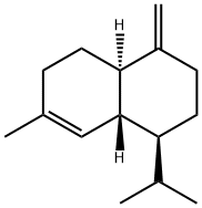 [1S,(+)]-1,2,3,4,4aβ,5,6,8aα-Octahydro-7-methyl-4-methylene-1-isopropylnaphthalene 구조식 이미지