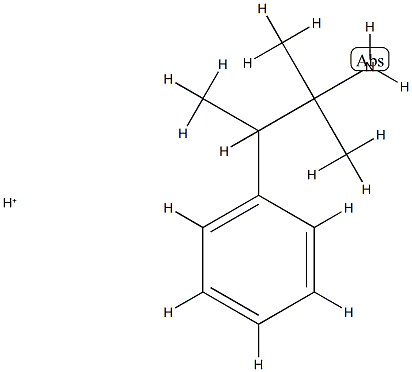 벤젠에탄아민,-알파-,-알파-,-bta-트리메틸-,공액산(9CI) 구조식 이미지
