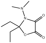 4,5-옥사졸리딘디온,3-(디메틸아미노)-2,2-디에틸-(9CI) 구조식 이미지