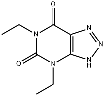 1H-1,2,3-Triazolo[4,5-d]pyrimidine-5,7(4H,6H)-dione,4,6-diethyl-(9CI) Structure