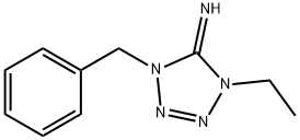 5H-Tetrazol-5-imine,1-ethyl-1,4-dihydro-4-(phenylmethyl)-(9CI) Structure