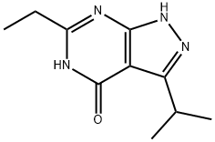 4H-Pyrazolo[3,4-d]pyrimidin-4-one,6-ethyl-1,5-dihydro-3-(1-methylethyl)-(9CI) Structure