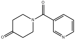 1-(3-pyridinylcarbonyl)-4-piperidinone(SALTDATA: 1HCl 0.22H2SO4 0.1C3H8O) Structure