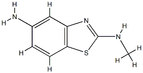 2,5-Benzothiazolediamine,N2-methyl-(9CI) Structure