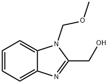 1H-벤즈이미다졸-2-메탄올,1-(메톡시메틸)-(9CI) 구조식 이미지
