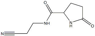 2-피롤리딘카르복스아미드,N-(2-시아노에틸)-5-옥소-(9CI) 구조식 이미지