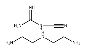 Guanidine, cyano-, polymer with N-(2-aminoethyl)-1,2-ethanediamine Structure