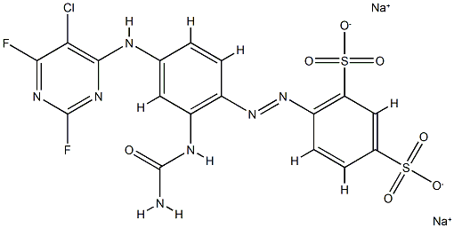 C.I.Reactive orange 67 구조식 이미지