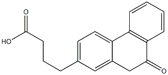 9,10-DIHYDRO-GAMMA-OXO-2-PHENANTHRENE-BUTYRIC ACID) Structure