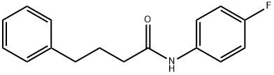 N-(4-fluorophenyl)-4-phenylbutanamide 구조식 이미지