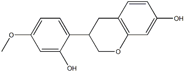 (±)-Vestitol Structure