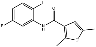 3-Furancarboxamide,N-(2,5-difluorophenyl)-2,5-dimethyl-(9CI) Structure