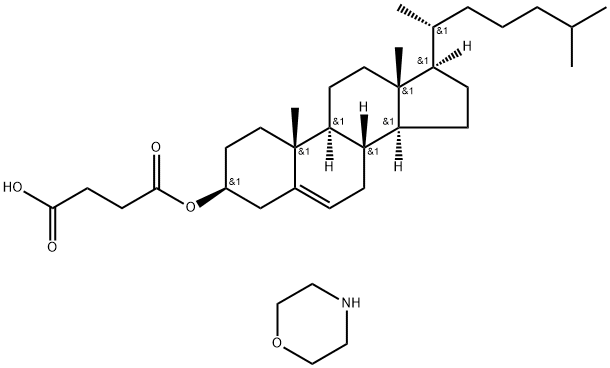 CHOLESTERYL HEMISUCCINATE MORPHOLINE) Structure