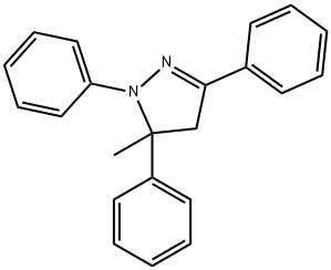 5-methyl-1,3,5-triphenyl-4,5-dihydro-1H-pyrazole Structure