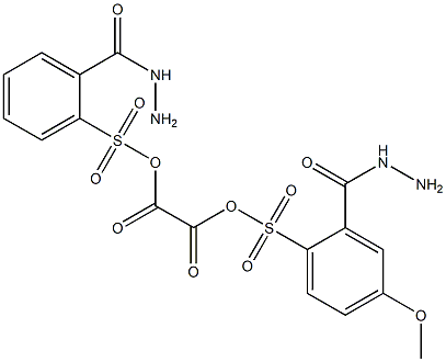 Oxalic acid 1-[N'-(p-methoxyphenylsulfonyl) hydrazide]2-(N'-phenylsulfonyl hydrazide) Structure