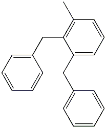 dibenzylbenzene, ar-methyl derivative Structure