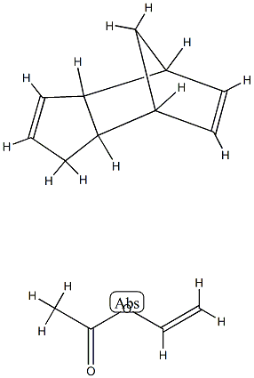 3a,4,7,7a-테트라히드로-4,7-메타노-1H-인덴,에테닐아세테이트공중합체 구조식 이미지