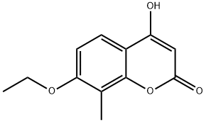 2H-1-Benzopyran-2-one,7-ethoxy-4-hydroxy-8-methyl-(9CI) Structure