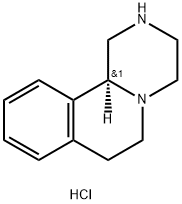 2H-Pyrazino[2,1-a]isoquinoline, 1,3,4,6,7,11b-hexahydro-, (S)- (dihydrochloride) Structure