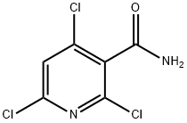 2,4,6-trichloropyridine-3-carboxamide 구조식 이미지