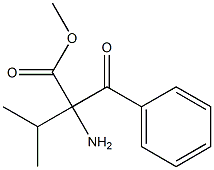 페닐알라닌,-알파-(1-메틸에틸)-bta-옥소-,메틸에스테르 구조식 이미지