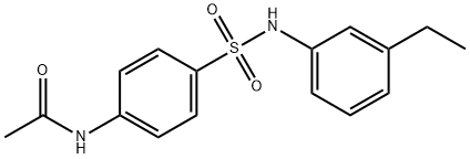 4-(3-Ethylphenylsulfamoyl)acetanilide, 97% Structure