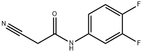 2-cyano-N-(3,4-difluorophenyl)acetamide Structure