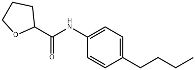 2-푸란카르복사미드,N-(4-부틸페닐)테트라히드로-(9CI) 구조식 이미지