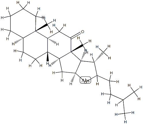 5α-Furostan-12-one Structure