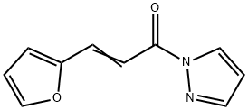 1H-Pyrazole,1-[3-(2-furanyl)-1-oxo-2-propenyl]-(9CI) 구조식 이미지