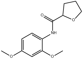 2-Furancarboxamide,N-(2,4-dimethoxyphenyl)tetrahydro-(9CI) Structure