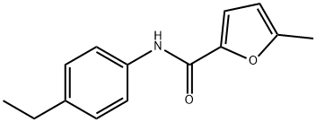 2-Furancarboxamide,N-(4-ethylphenyl)-5-methyl-(9CI) Structure