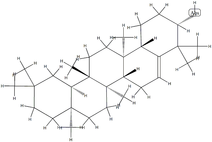 Glutina-5-ene-3β-ol 구조식 이미지