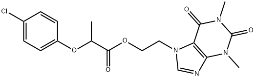 Demethyletofyllineclofibrate Structure