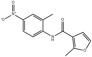 3-Furancarboxamide,2-methyl-N-(2-methyl-4-nitrophenyl)-(9CI) 구조식 이미지