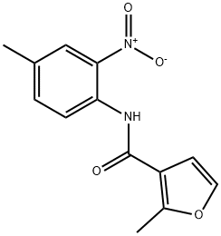 3-Furancarboxamide,2-methyl-N-(4-methyl-2-nitrophenyl)-(9CI) 구조식 이미지