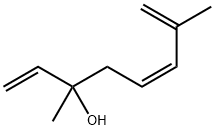 (Z)-(±)-3,7-dimethylocta-1,5,7-trien-3-ol Structure