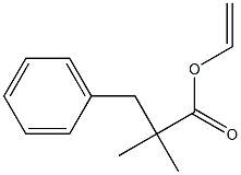 α,α-디메틸벤젠프로판산에테닐에스테르 구조식 이미지