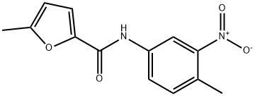 2-Furancarboxamide,5-methyl-N-(4-methyl-3-nitrophenyl)-(9CI) Structure