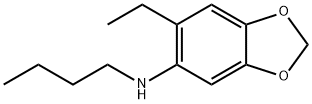1,3-벤조디옥솔-5-아민,N-부틸-6-에틸-(9CI) 구조식 이미지