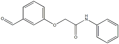 2-(3-formylphenoxy)-N-phenylacetamide Structure