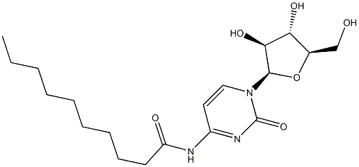 1-β-D-Arabinofuranosyl-4-decanoylaminopyrimidin-2(1H)-one Structure