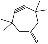 4,5-디데히드로-2,3,6,7-테트라히드로-3,3,6,6-테트라메틸티에핀1-옥사이드 구조식 이미지