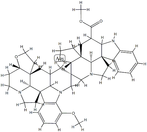 (2'ξ,3'ξ)-2'-Deoxy-2,3-dihydrovobtusine Structure