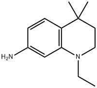 7-Quinolinamine,1-ethyl-1,2,3,4-tetrahydro-4,4-dimethyl-(9CI) 구조식 이미지