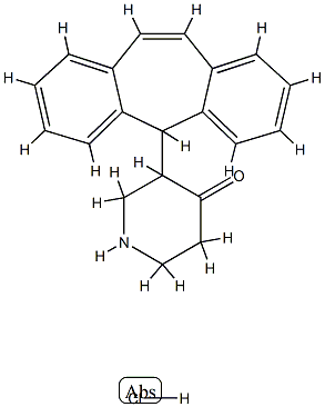 3-(5H-Dibenzo[a,d][7]annulen-5-yl)piperidin-4-one hydrochloride Structure